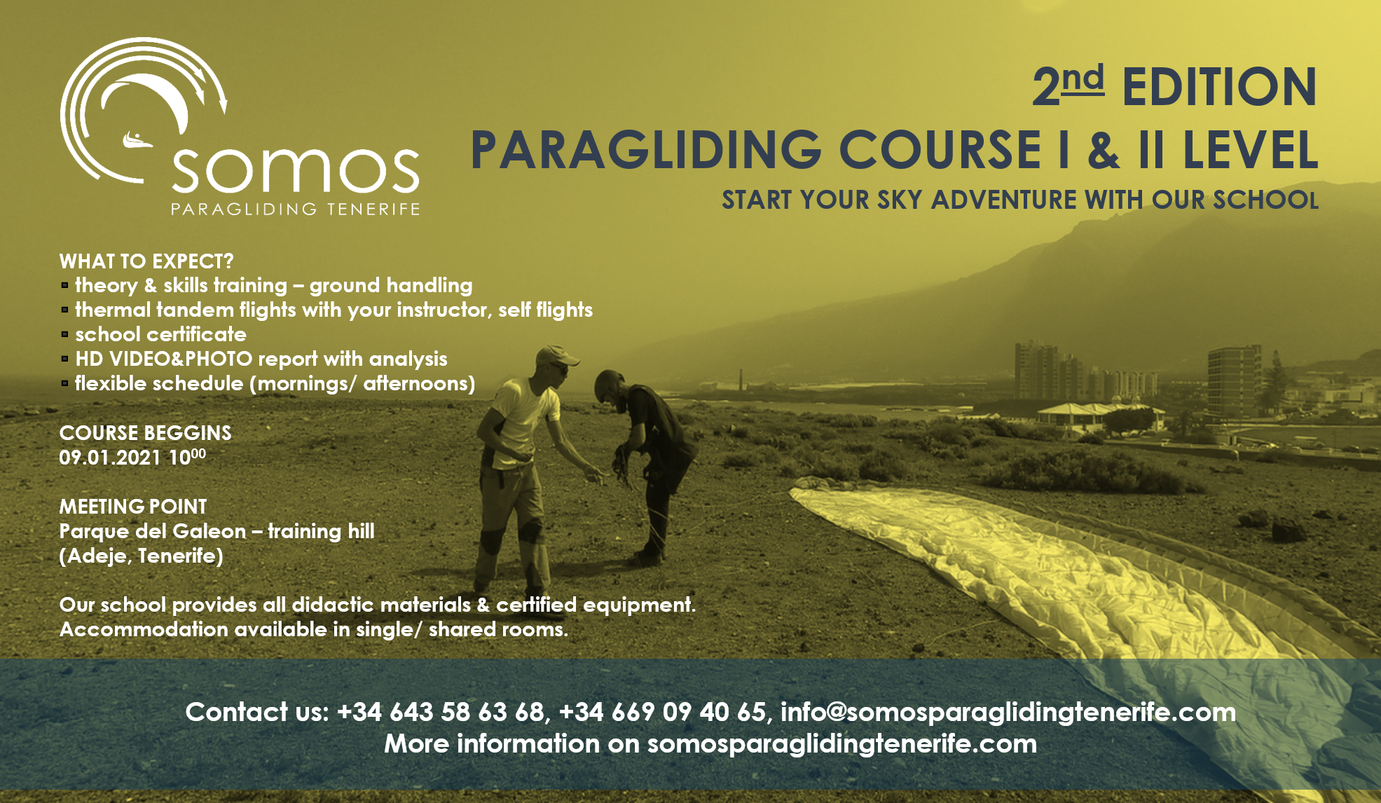 PARAGLIDING COURSE I & II LEVEL - 2nd Edition